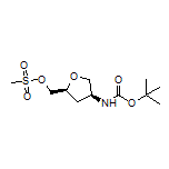 [(2S,4S)-4-(Boc-amino)-2-tetrahydrofuryl]methyl Methanesulfonate