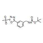 N-Boc-1-[3-[5-(methylsulfonyl)-1,3,4-oxadiazol-2-yl]phenyl]methanamine