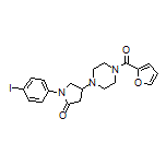 4-[4-(Furan-2-carbonyl)-1-piperazinyl]-1-(4-iodophenyl)pyrrolidin-2-one