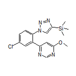 4-[5-Chloro-2-[4-(trimethylsilyl)-1H-1,2,3-triazol-1-yl]phenyl]-6-methoxypyrimidine