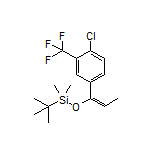 (E)-tert-Butyl[[1-[4-chloro-3-(trifluoromethyl)phenyl]prop-1-en-1-yl]oxy]dimethylsilane