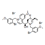 (1S,2R,4S,5R)-1-(2-Bromo-5-methoxybenzyl)-2-[(S)-[1-(2-bromo-5-methoxybenzyl)-6-methoxyquinolin-1-ium-4-yl](hydroxy)methyl]-5-vinylquinuclidin-1-ium Bromide