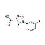 1-(3-Fluorophenyl)-5-methyl-1H-1,2,3-triazole-4-carboxylic Acid