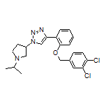 4-[2-[(3,4-Dichlorobenzyl)oxy]phenyl]-1-(1-isopropyl-3-pyrrolidinyl)-1H-1,2,3-triazole