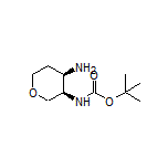 (3R,4R)-N3-Boc-tetrahydro-2H-pyran-3,4-diamine