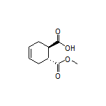 (1R,6R)-6-(Methoxycarbonyl)-3-cyclohexenecarboxylic Acid
