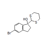 5-Bromo-1-(1,3-dithian-2-yl)-2,3-dihydro-1H-inden-1-ol