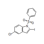 5-Chloro-2-iodo-1-(phenylsulfonyl)-1H-indole