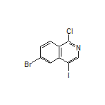 6-Bromo-1-chloro-4-iodoisoquinoline