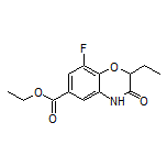 Ethyl 2-Ethyl-8-fluoro-3-oxo-3,4-dihydro-2H-benzo[b][1,4]oxazine-6-carboxylate