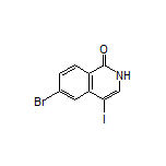 6-Bromo-4-iodoisoquinolin-1(2H)-one