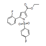 Ethyl 5-(2-Fluorophenyl)-1-[(4-fluorophenyl)sulfonyl]-1H-pyrrole-3-carboxylate