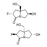 (2R,6R,7aS)-rel-2-Fluoro-6-hydroxy-7a-(hydroxymethyl)tetrahydro-1H-pyrrolizin-3(2H)-one