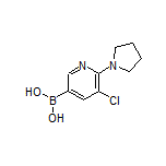5-Chloro-6-(1-pyrrolidinyl)pyridine-3-boronic Acid