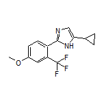5-Cyclopropyl-2-[4-methoxy-2-(trifluoromethyl)phenyl]-1H-imidazole