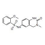 2-Methoxy-N-(3-methyl-2-oxo-1,2,3,4-tetrahydroquinazolin-6-yl)benzenesulfonamide