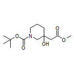 Methyl 2-(1-Boc-3-hydroxy-3-piperidyl)acetate