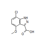 7-Chloro-4-methoxy-1H-indazole-3-carboxylic Acid