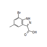 7-Bromo-5-methyl-1H-indazole-3-carboxylic Acid