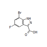 7-Bromo-5-fluoro-1H-indazole-3-carboxylic Acid