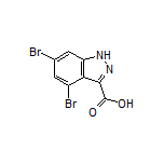 4,6-Dibromo-1H-indazole-3-carboxylic Acid