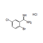 2-Bromo-5-chlorobenzimidamide Hydrochloride