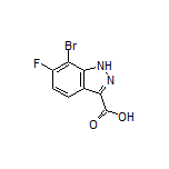 7-Bromo-6-fluoro-1H-indazole-3-carboxylic Acid