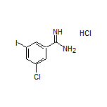 3-Chloro-5-iodobenzimidamide Hydrochloride