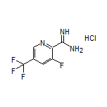 3-Fluoro-5-(trifluoromethyl)pyridine-2-carboximidamide Hydrochloride