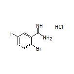 2-Bromo-5-iodobenzimidamide Hydrochloride