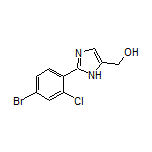 2-(4-Bromo-2-chlorophenyl)imidazole-5-methanol
