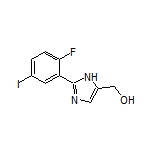 2-(2-Fluoro-5-iodophenyl)imidazole-5-methanol