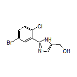 2-(5-Bromo-2-chlorophenyl)imidazole-5-methanol