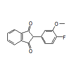 2-(4-Fluoro-3-methoxyphenyl)-1H-indene-1,3(2H)-dione