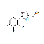 2-(2-Bromo-3,4-difluorophenyl)imidazole-5-methanol