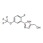 2-[2-Fluoro-5-(trifluoromethoxy)phenyl]imidazole-5-methanol