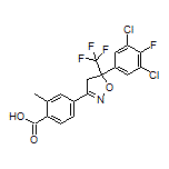 4-[5-(3,5-Dichloro-4-fluorophenyl)-5-(trifluoromethyl)-4,5-dihydro-3-isoxazolyl]-2-methylbenzoic Acid