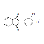2-(3-Chloro-4-methoxyphenyl)-1H-indene-1,3(2H)-dione