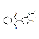2-(3-Ethoxy-4-methoxyphenyl)-1H-indene-1,3(2H)-dione