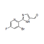 2-(3-Bromo-5-fluoro-2-pyridyl)imidazole-5-carbaldehyde