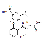 4-[5-(2,6-Dimethoxyphenyl)-3-(methoxycarbonyl)-1-pyrazolyl]-3-isopropylbenzoic Acid