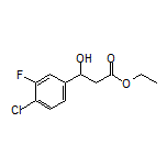 Ethyl 3-(4-Chloro-3-fluorophenyl)-3-hydroxypropanoate