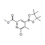 2-Chloro-6-(methoxycarbonyl)-3-methylpyridine-4-boronic Acid Pinacol Ester