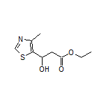Ethyl 3-Hydroxy-3-(4-methyl-5-thiazolyl)propanoate