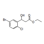 Ethyl 3-(5-Bromo-2-chlorophenyl)-3-hydroxypropanoate
