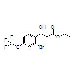 Ethyl 3-[2-Bromo-4-(trifluoromethoxy)phenyl]-3-hydroxypropanoate