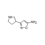 5-Amino-3-(3-pyrrolidinyl)isoxazole
