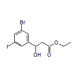 Ethyl 3-(3-Bromo-5-iodophenyl)-3-hydroxypropanoate