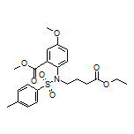 Methyl 2-[N-(4-Ethoxy-4-oxobutyl)-4-methylphenylsulfonamido]-5-methoxybenzoate