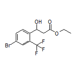 Ethyl 3-[4-Bromo-2-(trifluoromethyl)phenyl]-3-hydroxypropanoate